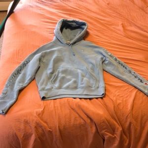 Light blue champion hoodie
